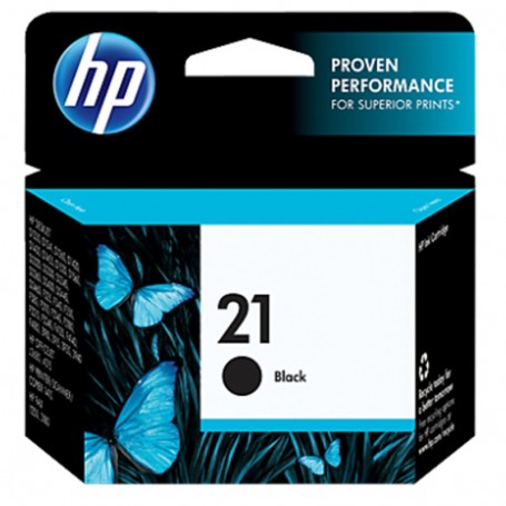 Cartucho Hp Original 21 Negro 7Ml