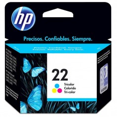 Cartucho Hp Original 22 Color 6Ml