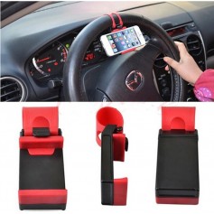 SOPORTE UNIVERSAL DE VOLANTE PORTA CELULAR PARA AUTO