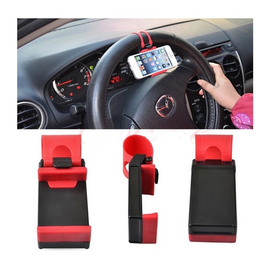 Soporte para móvil para usar en coche universal con clip