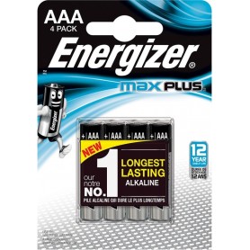 Pila Aaa Energizer Max Plus Blister X4 Alta Durabilidad