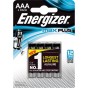 PILA AAA ENERGIZER MAX PLUS BLISTER X4 ALTA DURABILIDAD