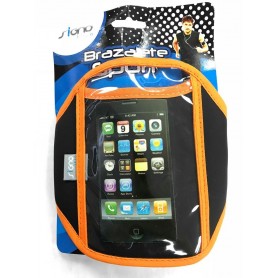 Brazaleta Smartphone Naranja Signotech Neoprene