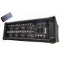 COMBO CONSOLA POTENCIADA MIXER 8 CANALES JMP-8150 USB CONTROL REMOTO + 2 BAFLES JB-15