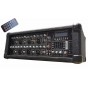 COMBO CONSOLA POTENCIADA MIXER 8 CANALES JMP-8150 USB CONTROL REMOTO + 2 BAFLES JB-15