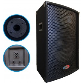 Bafle 15 2 Vias Caja 15 Pulgadas Pasivo 300W Rms 8 Ohms C/Driver Sanrai Jb-15 Alfombrado Trapezoidal Parlante X Unidad