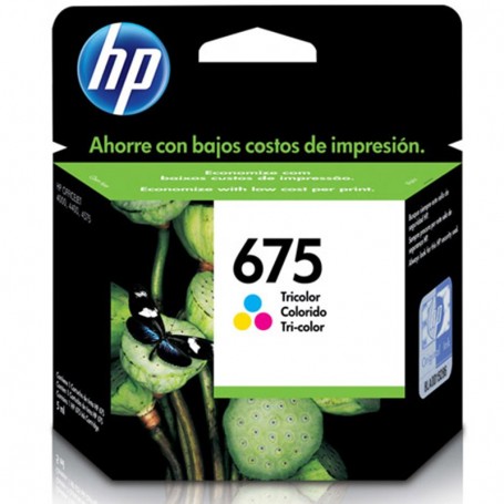 Cartucho Hp Original 675 Color 9Ml