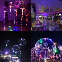 Globo Led Burbuja Luminoso Led Fiesta Decoracion Alambre