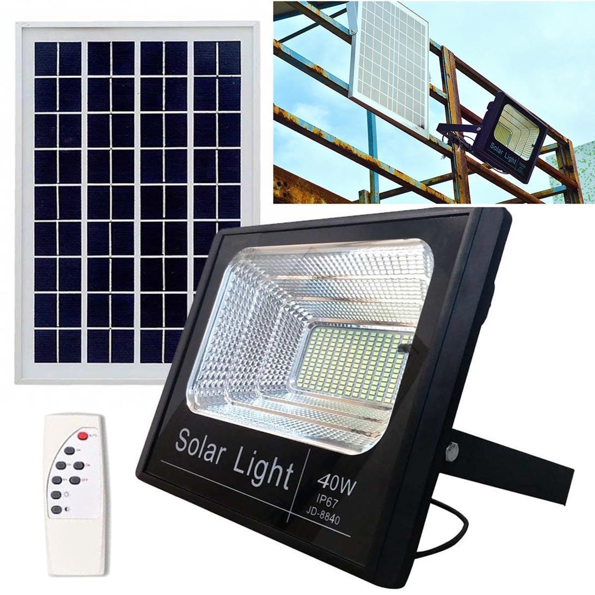 Foco Solar 40w mas soporte