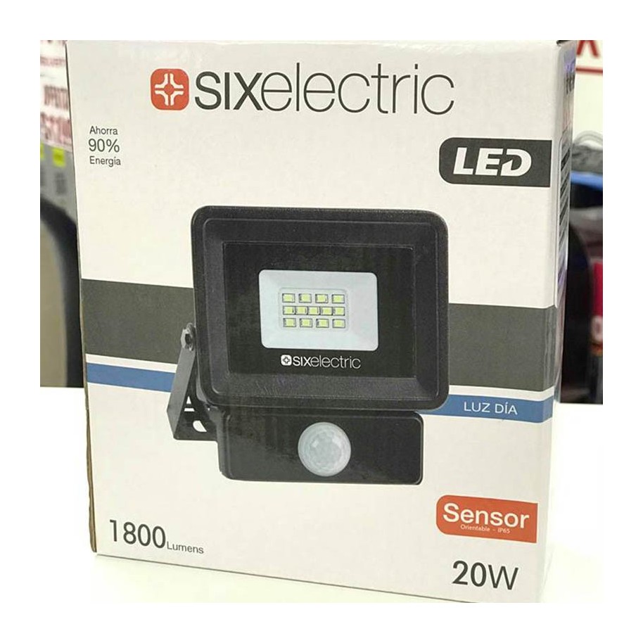 REFLECTOR LED CON SENSOR DE MOVIMIENTO MACROLED 30W