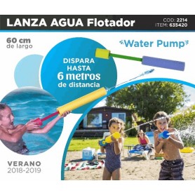 LANZA AGUA 60CM WATER PUMP FLOTADOR PILETA CARNAVAL