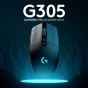 MOUSE GAMER GAMING INALAMBRICO LOGITECH G305 12000 DPI LIGHTSPEED 250HR DE DURACION
