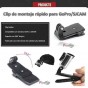 HEBILLA CLIP DE MONTAJE BUCKLE MOUNT PARA CAMARAS GOPRO