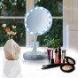 ESPEJO REDONDO LUZ LED MAQUILLAJE DOBLE PLEGABLE MY FOLDAWAY