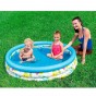 PILETA INFLABLE 3 ANILLOS 122X25CM 140L FONDO DEL MAR BESTWAY