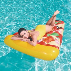 Pizza Inflable Colchoneta Ideal Para Pileta Pizza Party Bestway