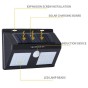 REFLECTOR LED PANEL SOLAR DOBLE SENSOR MOVIMIENTO BLANCO FRIO 12W 40 LED HYZ02 WATERPROF