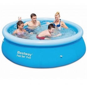 Pileta Redonda Inflable Grande 2300 Litros 2,44 X 66 Cm Calidad Bestway