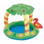 PILETA INFLABLE CON TECHO SELVA JUNGLA PARA NIOS PELOTERO 99X91X71CM PROTECCION UV BESTWAY