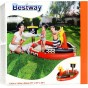 PILETA PELOTERO INFLABLE BARCO PIRATA 190X140X96 BESTWAY CENTRO DE JUEGOS