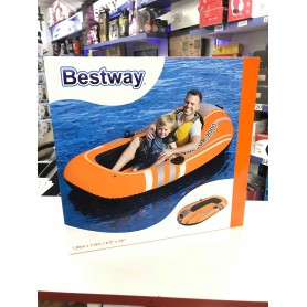 Bote Inflable Para Dos Personas 1,96X1,14M Hydro For Bestway