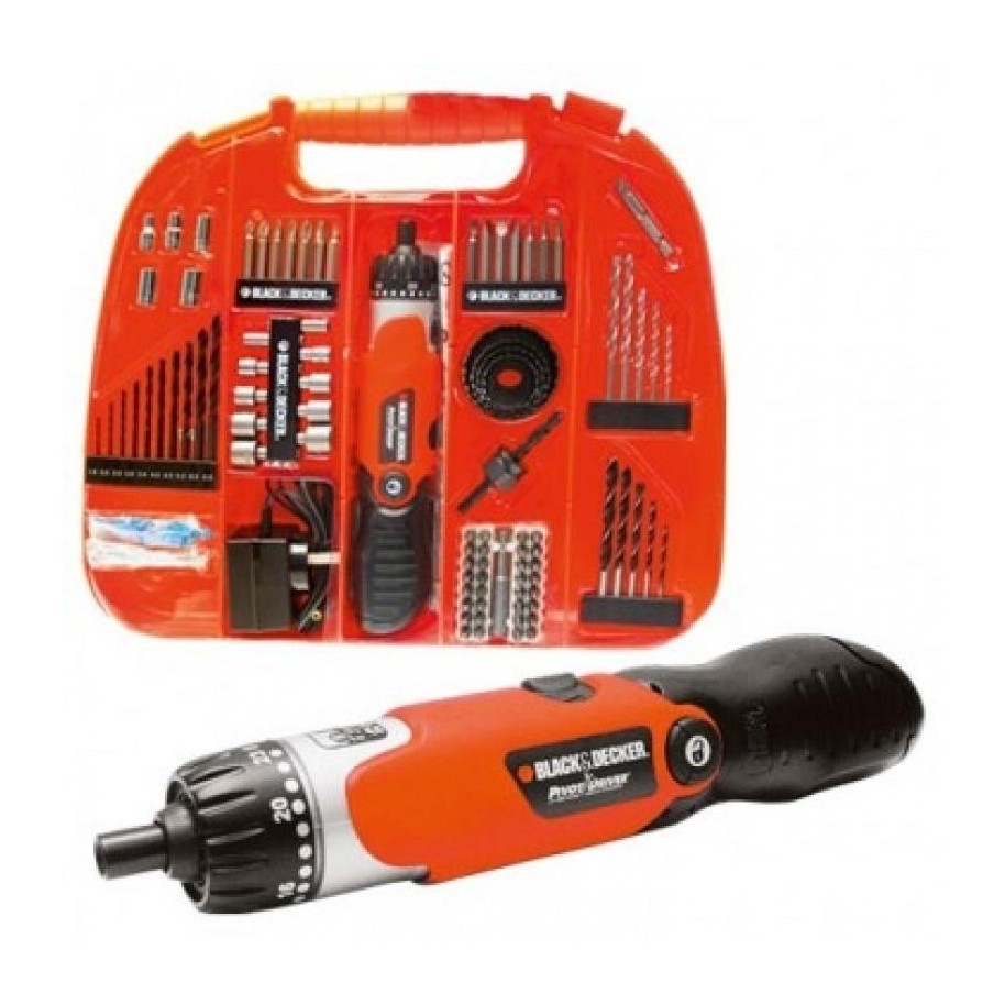 BLACK & DECKER KC9039 3-Position Cordless Screwdriver 3.6V With Charger