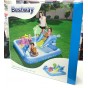 PARQUE ACUATICO AQUARIUM INFANTIL TOBOGAN LANZA AGUA PILETA 2,39M X 2,06M X 86CM