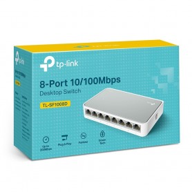 Switch Red Tp-Link Tl-Sf1008D 8 Puertos 200Mb