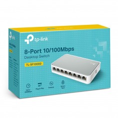 Switch Red Tp-Link Tl-Sf1008D 8 Puertos 200Mb