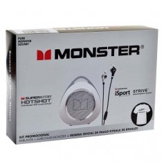 Super Kit Monster Original Parlante + Auricular + Remera Paulo Dybala