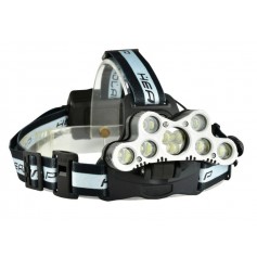 LINTERNA MINERO LED X9 CABEZA VINCHA MILITAR CREE 8000 LUMENS