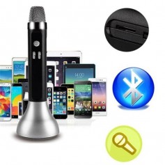 Microfono Karaoke Bluetooth Con Parlante Inalambrico Sd