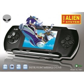 MINI CONSOLA PORTATIL SEGA RETRO 16 BITS 300 JUEGOS ALIEN