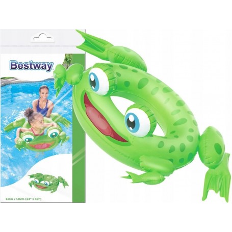 SALVAVIDAS INFLABLE CON FORMA DE SAPO BESTWAY