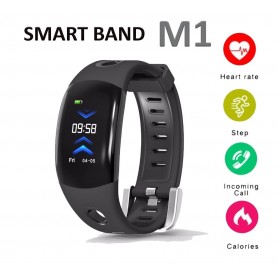 SMARTWATCH BAND M1 RELOJ INTELIGENTE CELULAR ANDROID IPHONE IP68 IPS CONTADOR PASOS CALORIAS FRECUENCIA CARDIACA