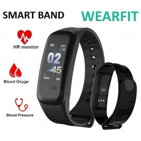 SMARTWATCH BAND WEARFIT RELOJ INTELIGENTE CELULAR ANDROID IPHONE IP67 CONTADOR PASOS CALORIAS FRECUENCIA CARDIACA