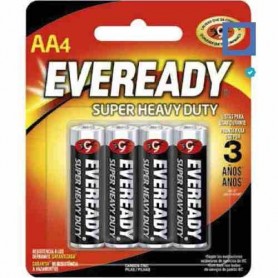 Pila Aa Eveready Carbon Zinc Blister X4