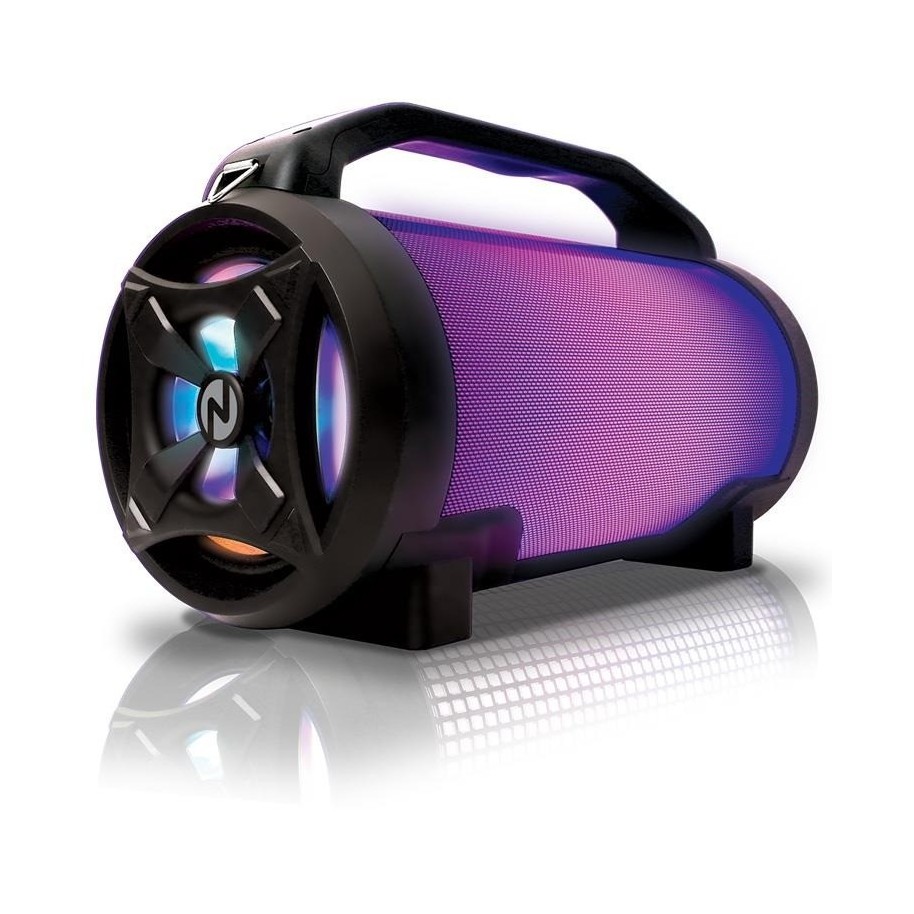 Altavoz Bluetooth – Altavoz Portátil con Karaoke y Micrófono, Radio FM Y  Lector USB y SD, Luces LED Discoteca, Altavoz Inalámbrico (Grande)