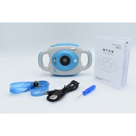 Mini Camara Kids Celeste Soporta Micro Sd 32Gb 2Mp