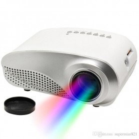 MINI PROYECTOR LED RD802 60 LUMENS SOPORTA FULL HD HASTA 100 PULGADAS