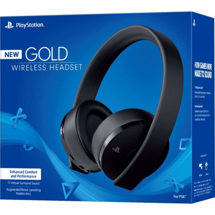 Auricular Original Sony Ps3 Ps4 Bluetooth Gold Wireless Stereo Headset