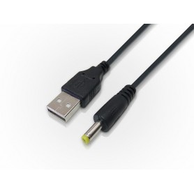 Cable Alimentacion Usb Macho A Plug 1.7Mm De 0.8M Nisuta Nscausp17