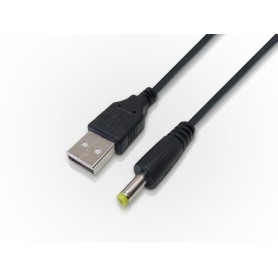 CABLE ALIMENTACION USB MACHO A PLUG 1.7MM 1M NISUTA