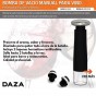 BOMBA DE VACIO MANUAL VINO HERMETICO 2 TAPONES EVITA LA OXIDACION DAZA