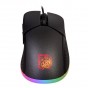 MOUSE THERMALTAKE TT IRIS BLACK RGB 5000DPI 8 EFECTOS ILUMINACION BOTONES LATERALES