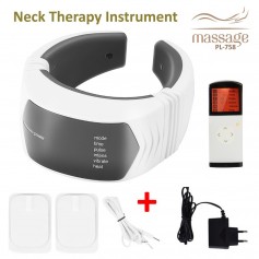 MASAJEADOR CERVICAL ELECTRICO PARA CUELLO Y ESPALDA PL-758 NECK CON CALOR Y CONTROL