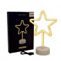 Cartel Led Estrella Luminosa Led Neon Decorativa A Pila O Usb Velador