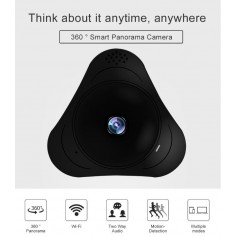 CAMARA DE SEGURIDAD IP WIFI 360 GRADOS VISION NOCTURNA ST360 P2P