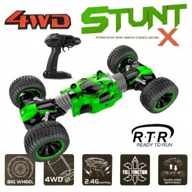 Auto Rc Control Remoto 4X4 Acrobacia 50Cm Stunt X 15Km/H