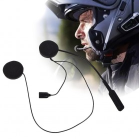 Auricular Inalambrico Bluetooth Con Microfono Para Cascos SK-BB04